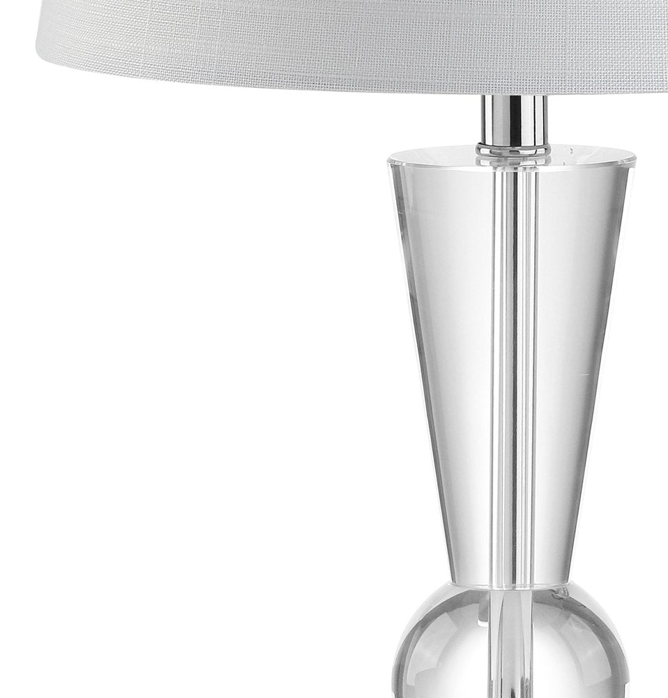 22" Clear Urn Table Lamp With Empire Shade HomeRoots