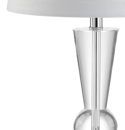 22" Clear Urn Table Lamp With Empire Shade HomeRoots