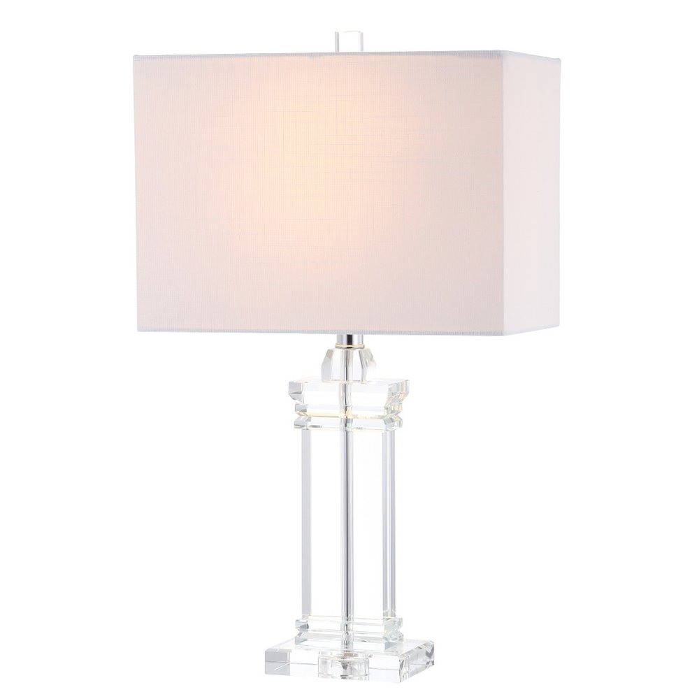 25" Clear Novelty Table Lamp With Shade HomeRoots