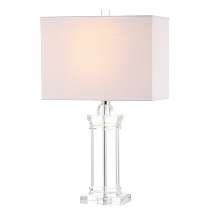 25" Clear Novelty Table Lamp With Shade HomeRoots