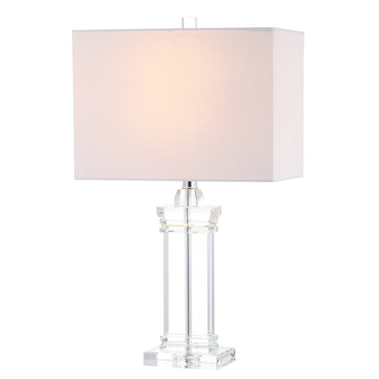 25" Clear Novelty Table Lamp With Shade HomeRoots