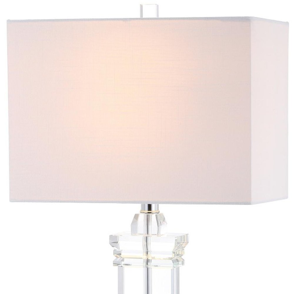 25" Clear Novelty Table Lamp With Shade HomeRoots