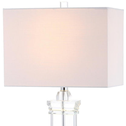 25" Clear Novelty Table Lamp With Shade HomeRoots