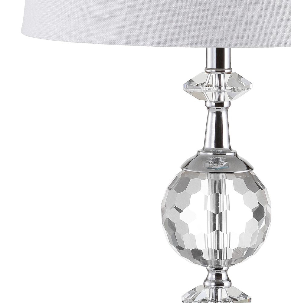 26" Silver Urn Bedside Lamp With Empire Shade HomeRoots