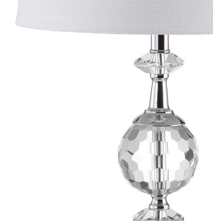 26" Silver Urn Bedside Lamp With Empire Shade HomeRoots