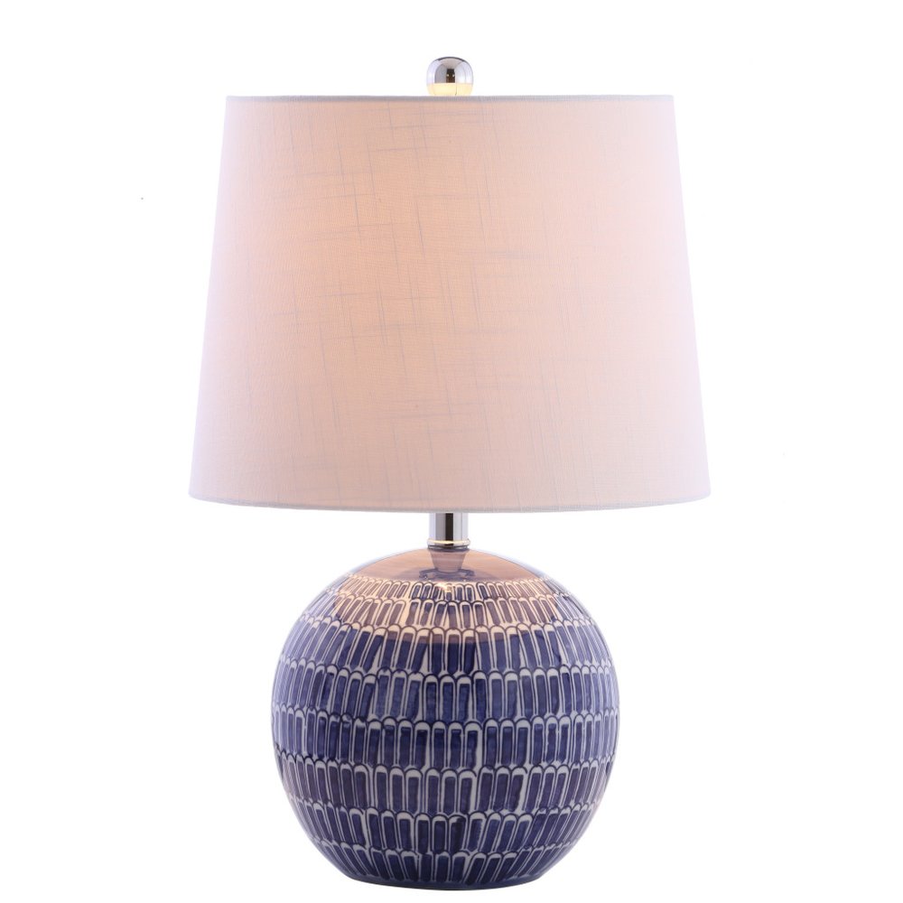 21" Clear Novelty Table Lamp With Drum Shade — view 1