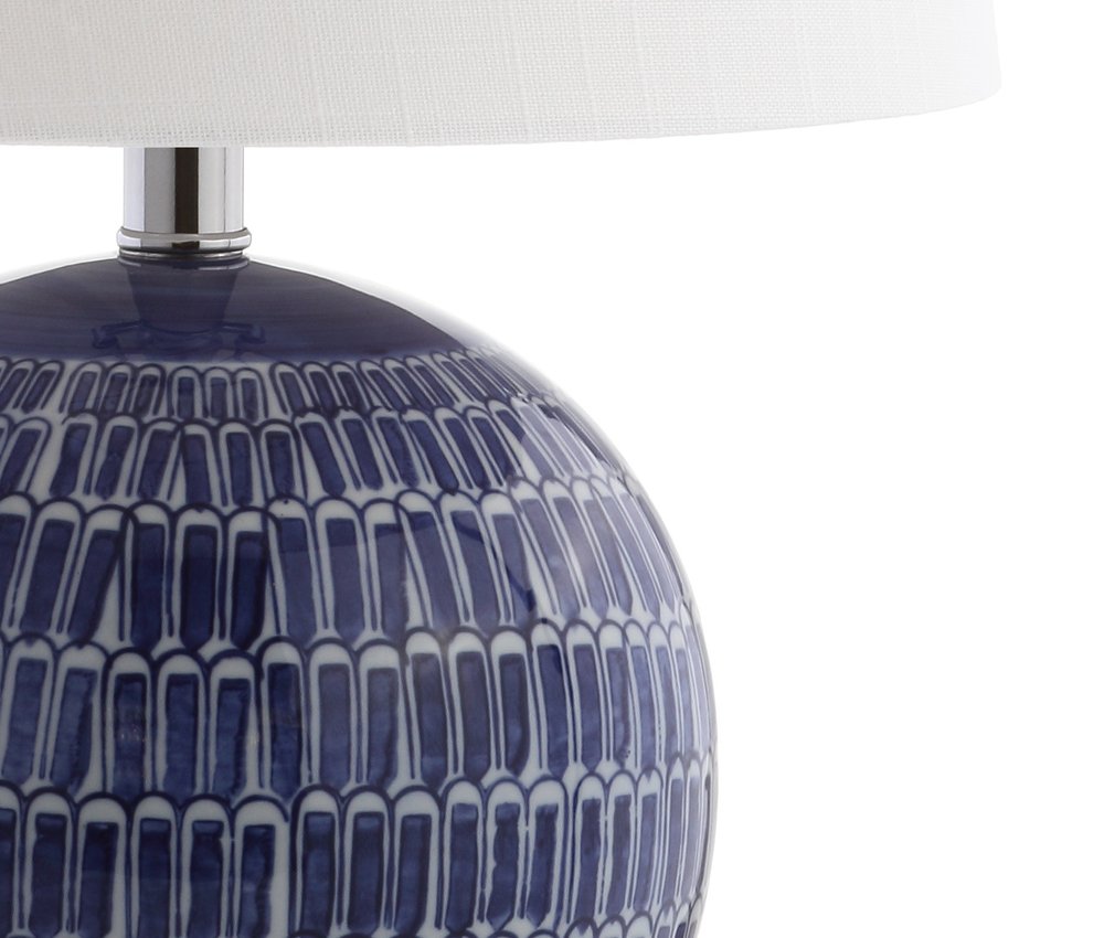 21" Clear Novelty Table Lamp With Drum Shade — view 2