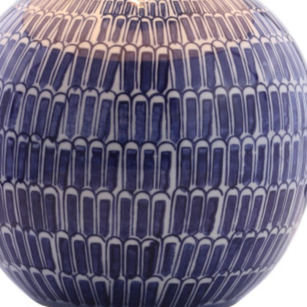 21" Clear Novelty Table Lamp With Drum Shade — view 4