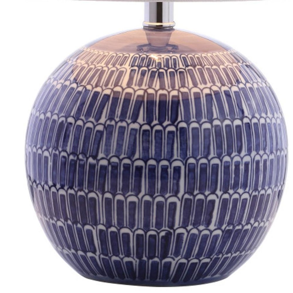 21" Clear Novelty Table Lamp With Drum Shade — view 5