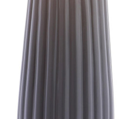 29" Dark Gray And Gold Table Lamp With Drum Shade HomeRoots