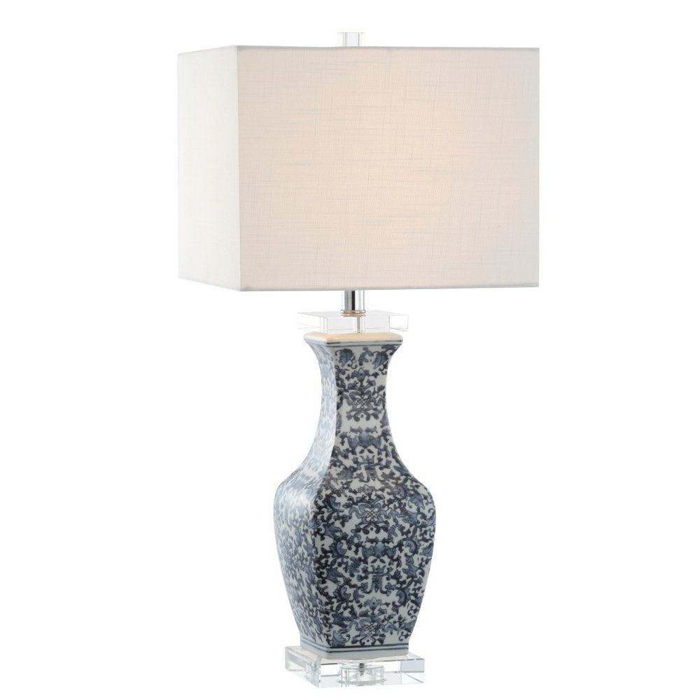 28" Clear Novelty Table Lamp With Square Shade — view 1