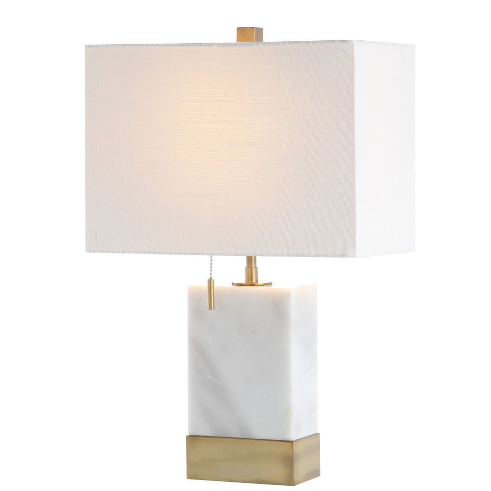 23" Gold Table Lamp With Shade — view 1