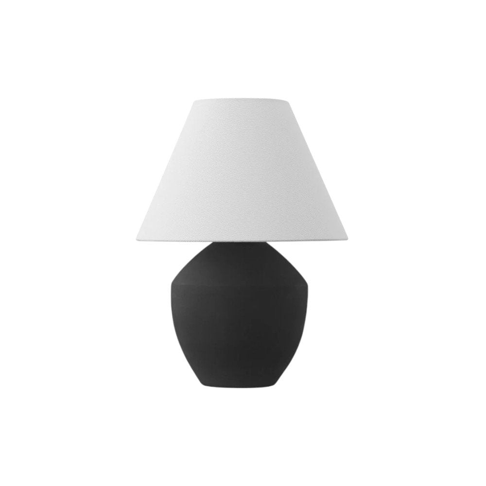 Set of Two 21" Clear Novelty Table Lamps With Empire Shades — view 1