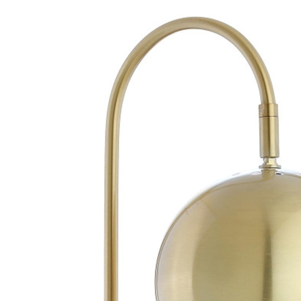 24" White Novelty Table Lamp With Globe Shade HomeRoots