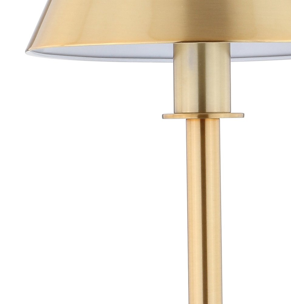 26" Gold Novelty Table Lamp With Drum Shade HomeRoots