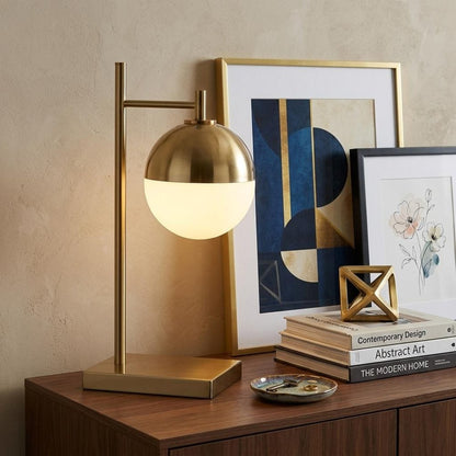 21" Gold Table Lamp LED HomeRoots