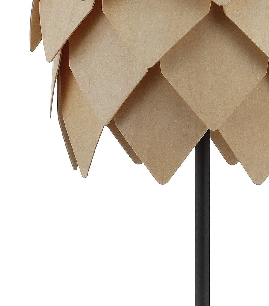 21" Natural And Black Novelty Table Lamp With Novelty Shade — view 2