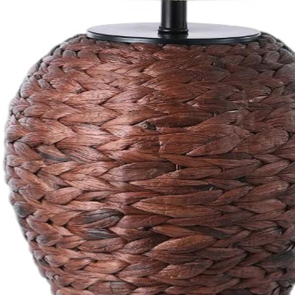 25" Clear Urn Table Lamp With Globe Shade — view 3