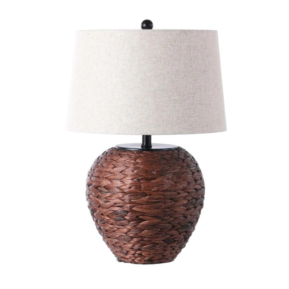 25" Clear Urn Table Lamp With Globe Shade — view 2