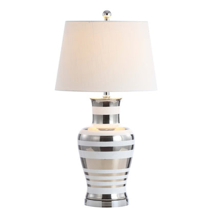 29" Silver Urn Table Lamp With Empire Shade HomeRoots