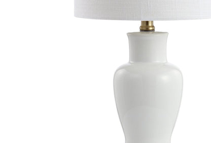 21" Gold Urn Table Lamp With Drum Shade HomeRoots