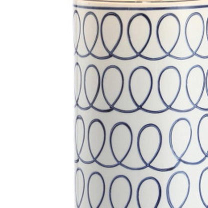 29" White Table Lamp With Drum Shade HomeRoots