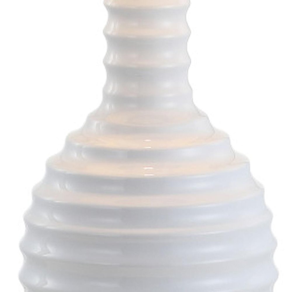 30" Clear Novelty Table Lamp With Globe Shade HomeRoots