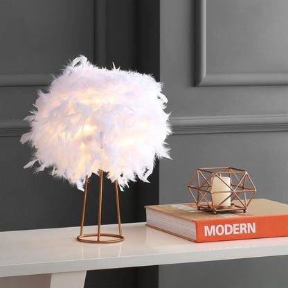 16" Gold Novelty Table Lamp LED HomeRoots