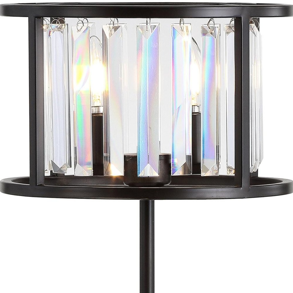 22" Antiqued Bronze Novelty Table Lamp With Globe Shade HomeRoots