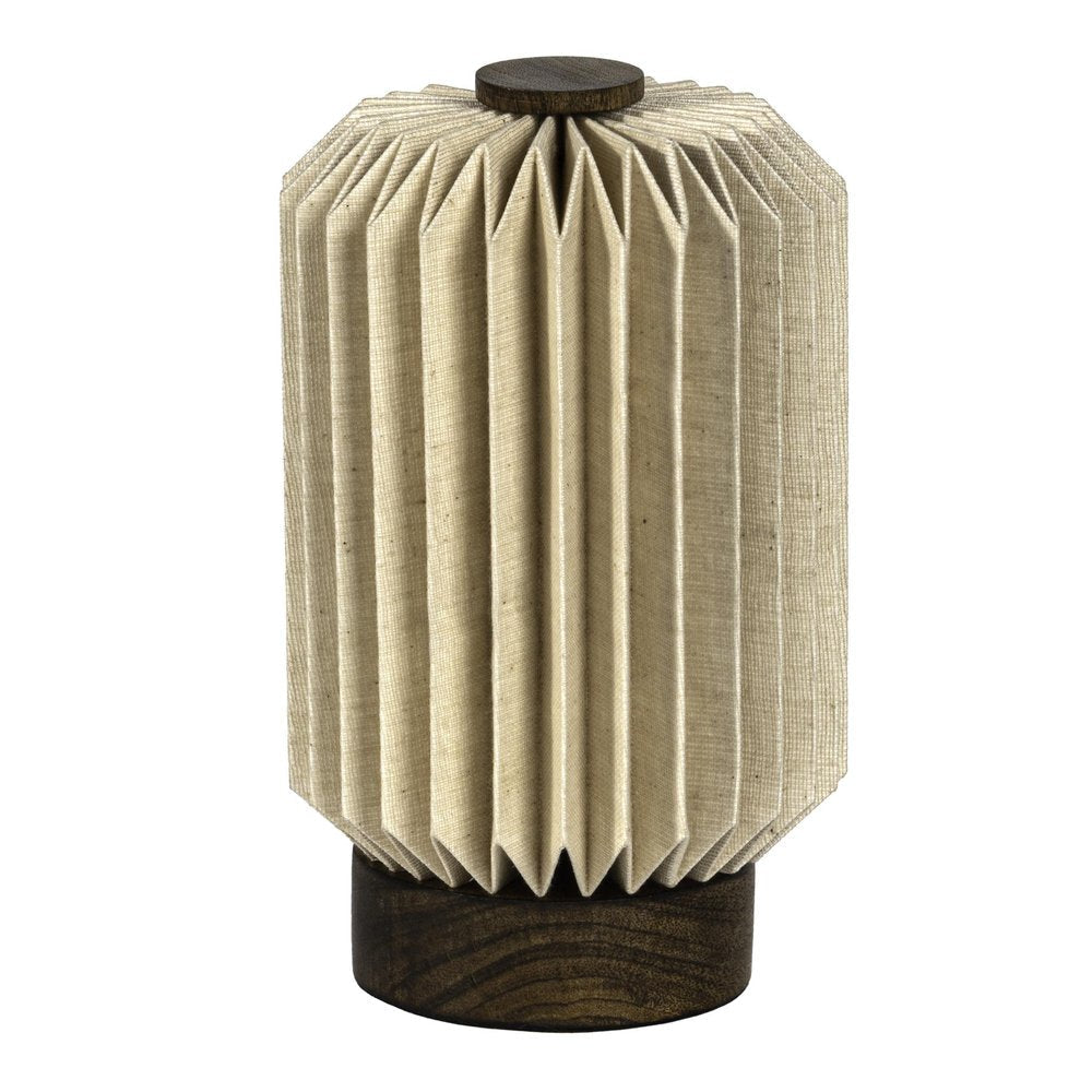 9" Natural Geometric Table Lamp With Cylinder Shade HomeRoots