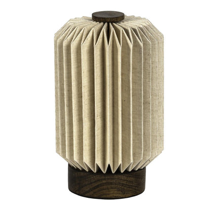 9" Natural Geometric Table Lamp With Cylinder Shade HomeRoots
