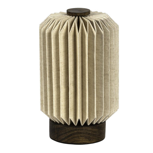 9" Natural Geometric Table Lamp With Cylinder Shade HomeRoots