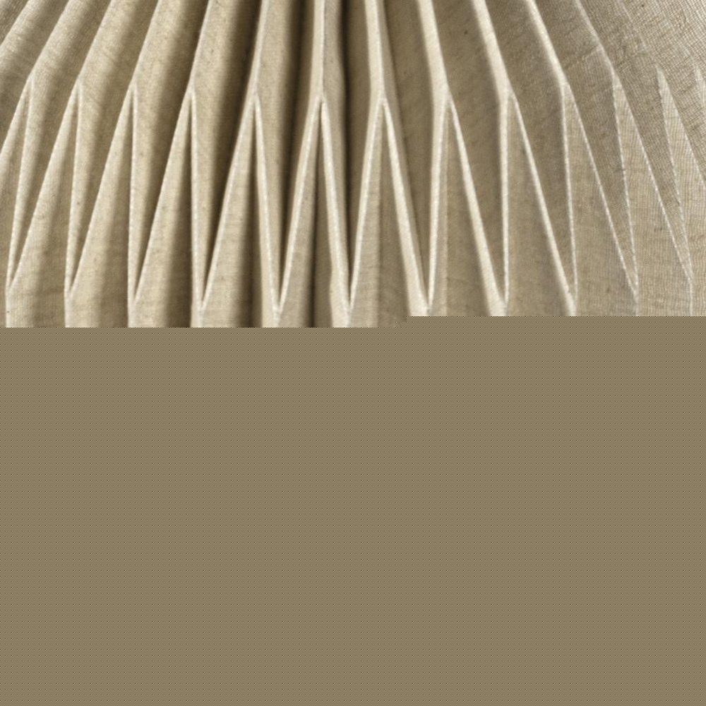 16" Natural Geometric Table Lamp LED With Dome Shade HomeRoots