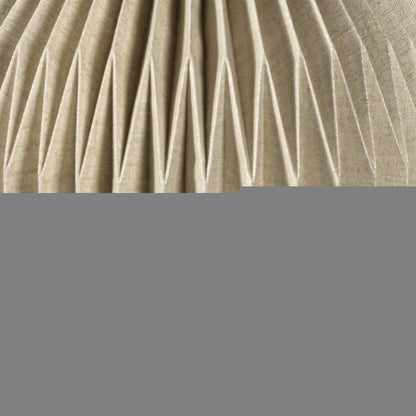 16" Natural Geometric Table Lamp LED With Dome Shade HomeRoots