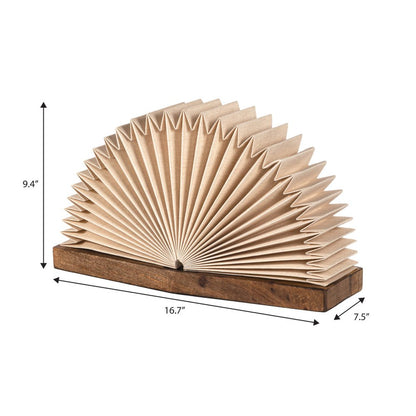 10" Natural Geometric Table Lamp With Novelty Shade HomeRoots
