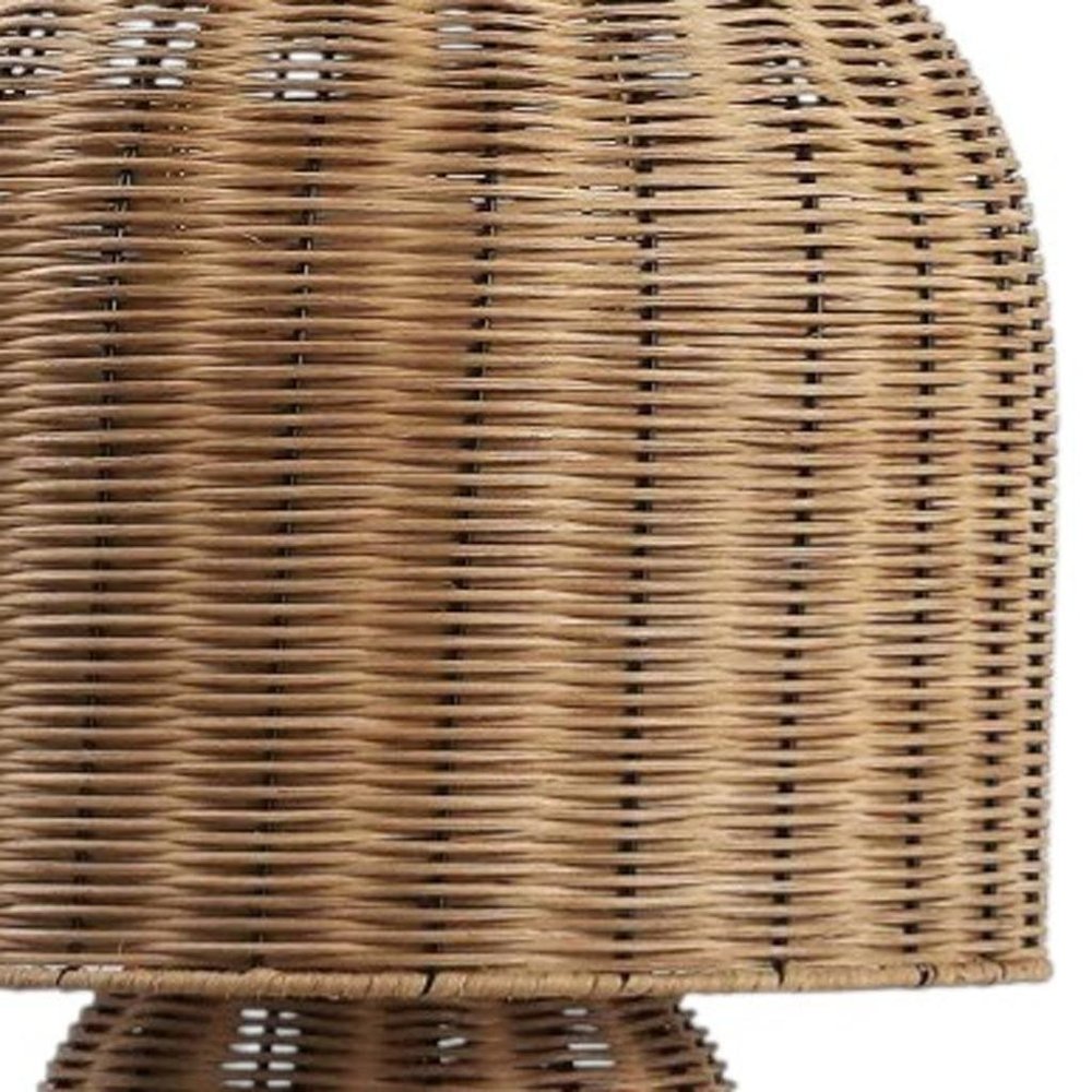 23" Clear Round Table Lamp With Globe Shade — view 3