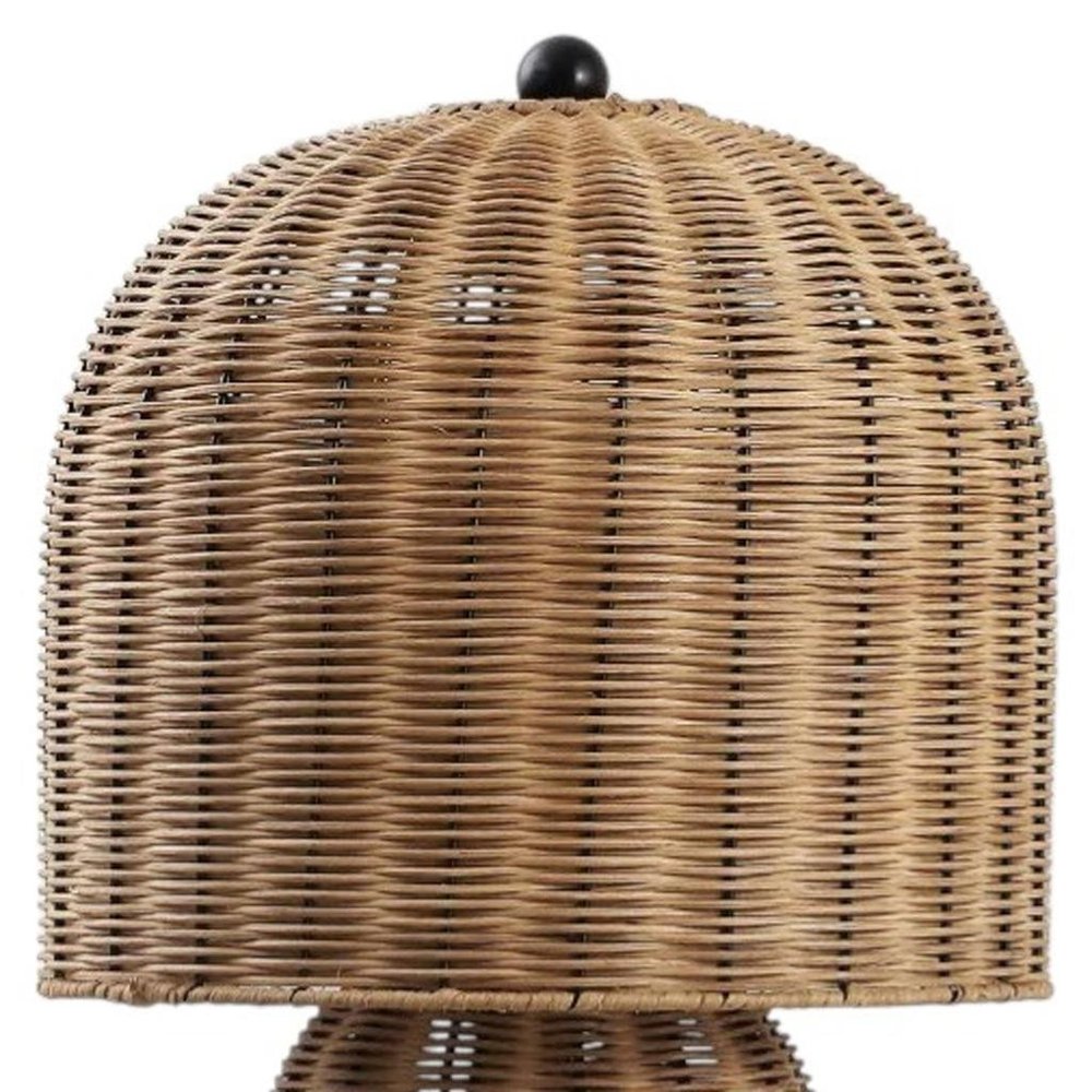 23" Clear Round Table Lamp With Globe Shade — view 4