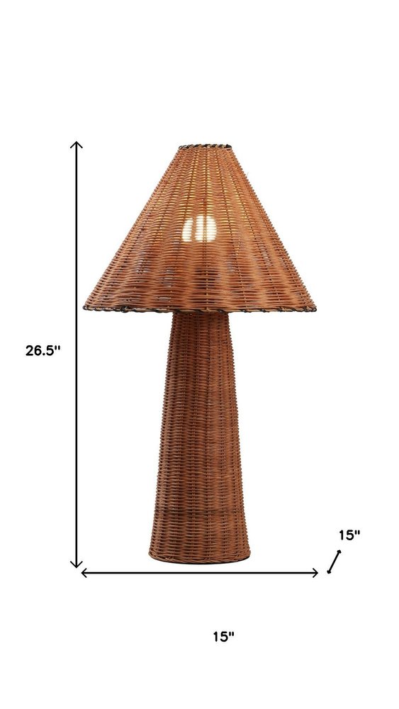 27" Clear Lantern Table Lamp With Empire Shade HomeRoots
