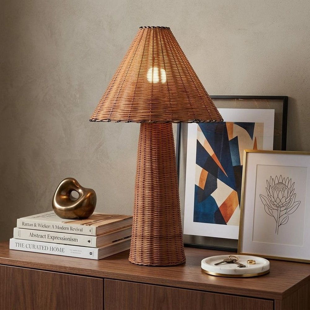 27" Clear Lantern Table Lamp With Empire Shade HomeRoots