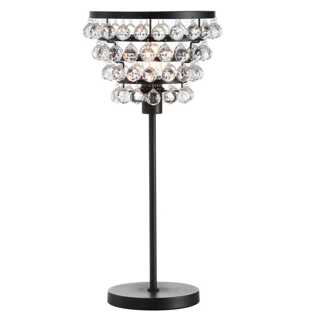 25" Bronze Lantern Table Lamp With Drum HomeRoots