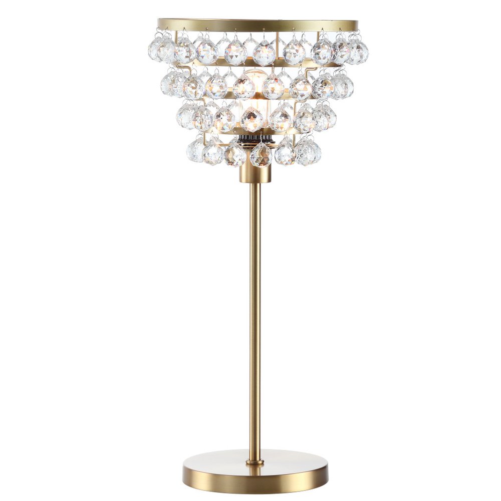 25" Gold Novelty Table Lamp With Drum HomeRoots