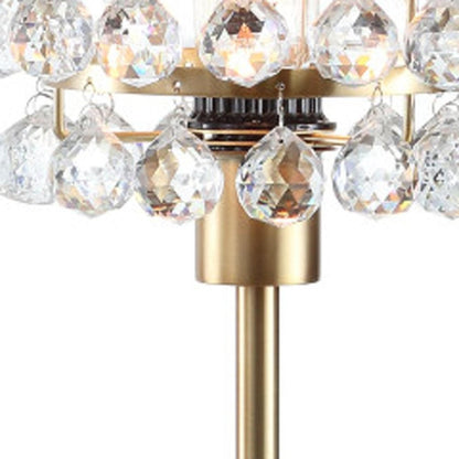 25" Gold Novelty Table Lamp With Drum HomeRoots