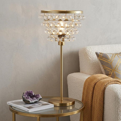 25" Gold Novelty Table Lamp With Drum HomeRoots