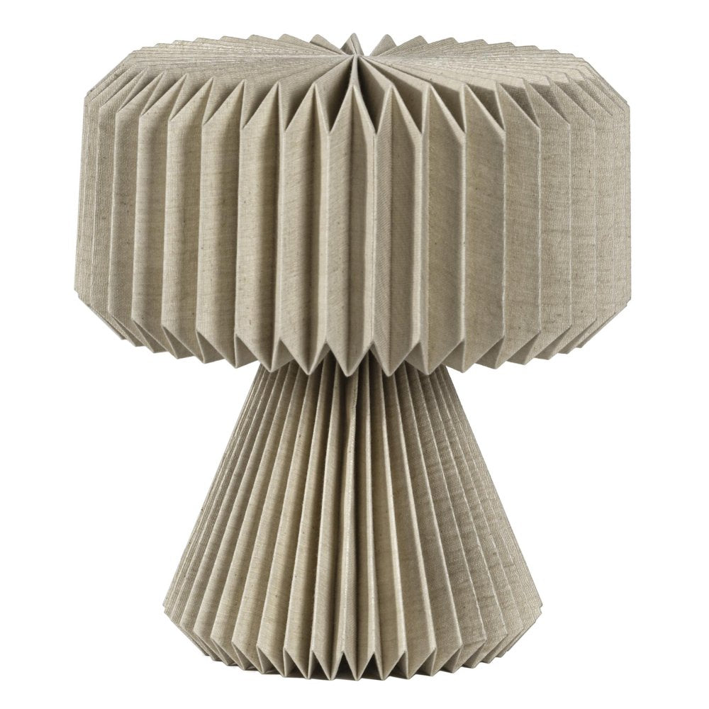 13" Natural Geometric Bedside Lamp With Cylinder Shade HomeRoots