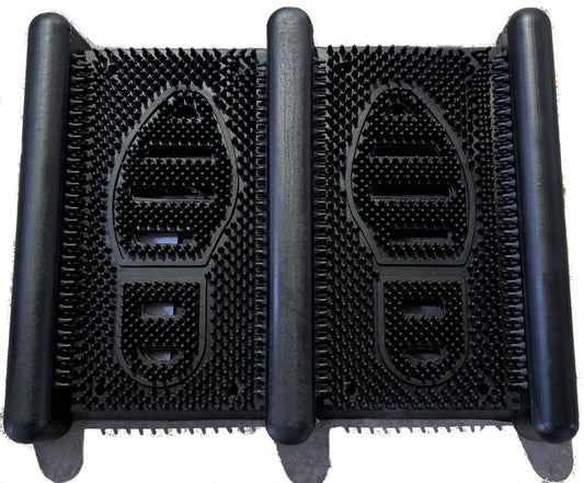 13" X 16" Black Outdoor Rubber Boot Scraper