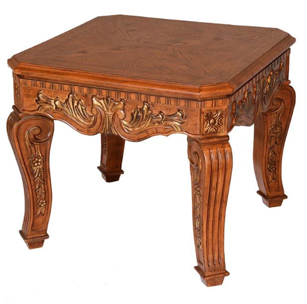 23" Oak Wood Square End Table HomeRoots
