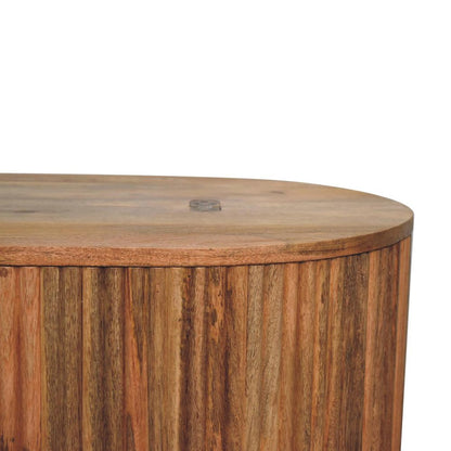 32" Brown Solid Wood Round Lift Top Coffee Table HomeRoots