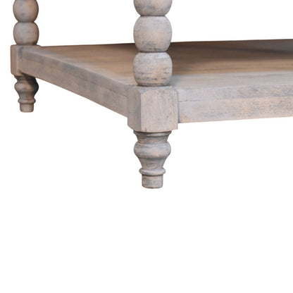 32" Brown Solid Wood Square Coffee Table With Drawer HomeRoots