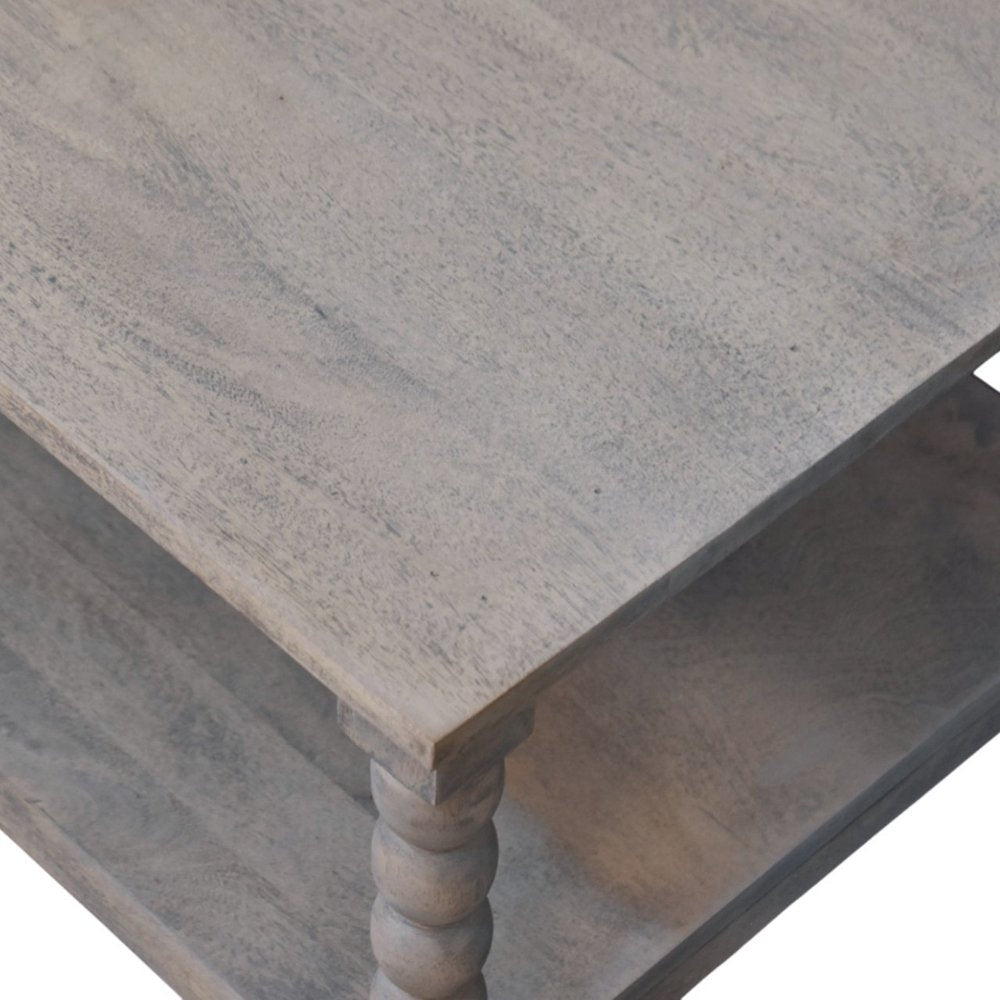 43" Brown Solid Wood Coffee Table With Drawer HomeRoots