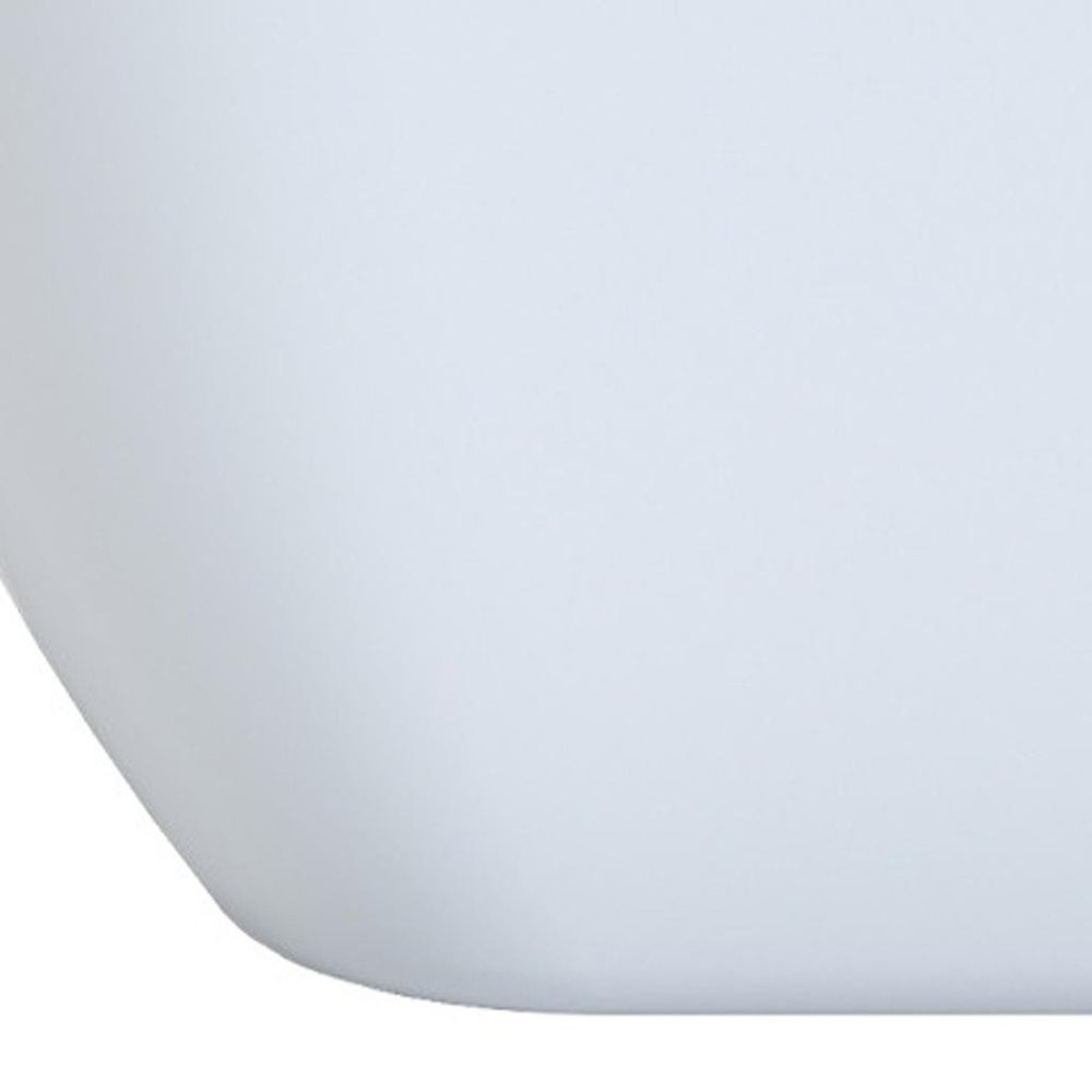 59" White Acrylic Oval Bath Tub — view 4